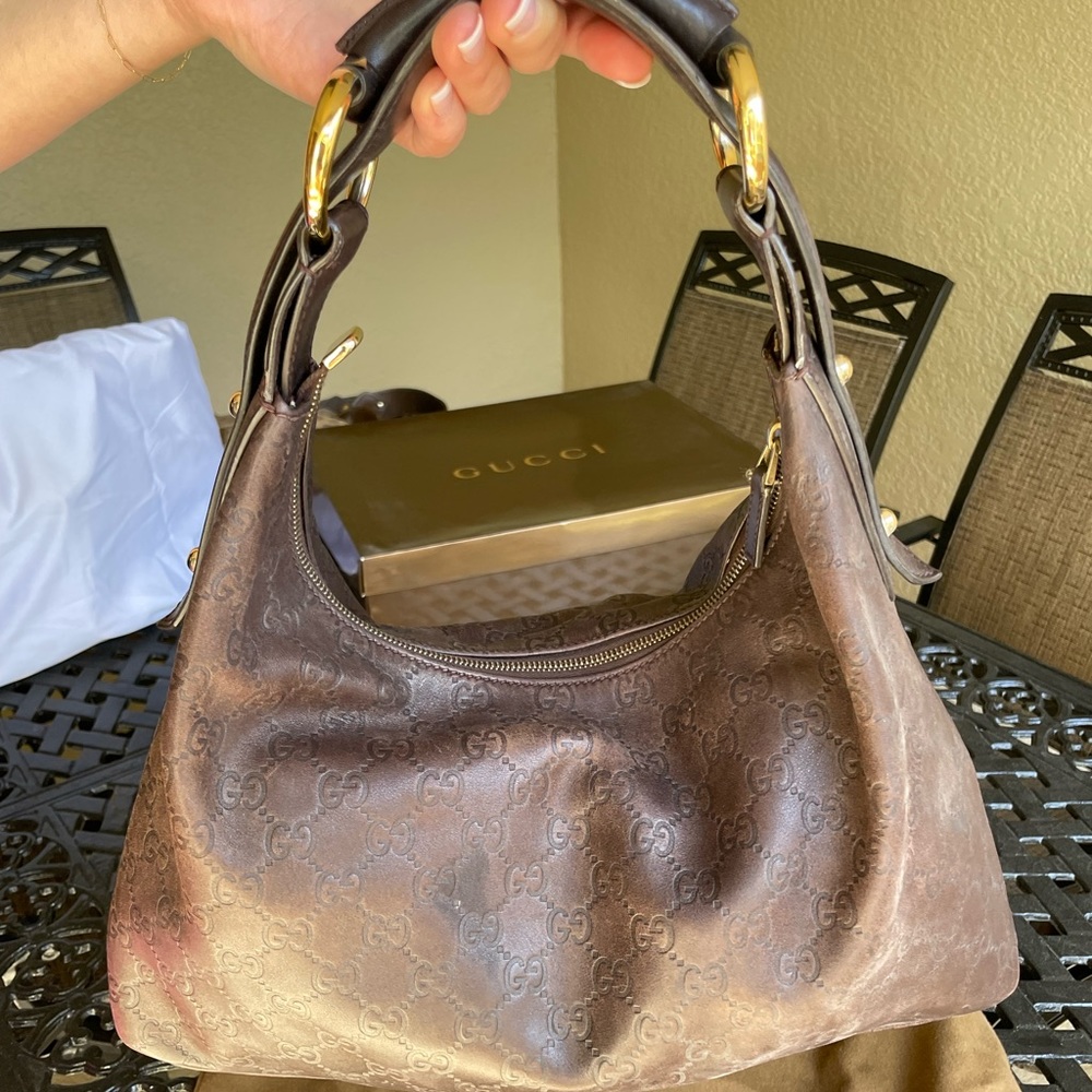 Vintage Gucci hobo bag.